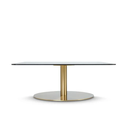 Flash Table Square Brass